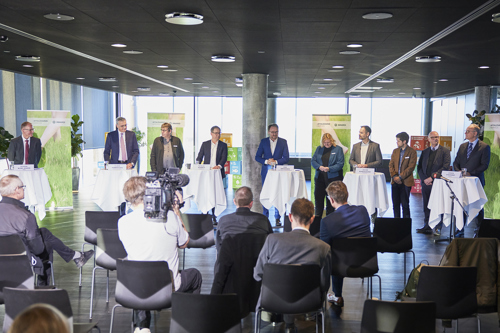 Pressemøde om geotermisk fjernvarme hos AffaldVarme Aarhus