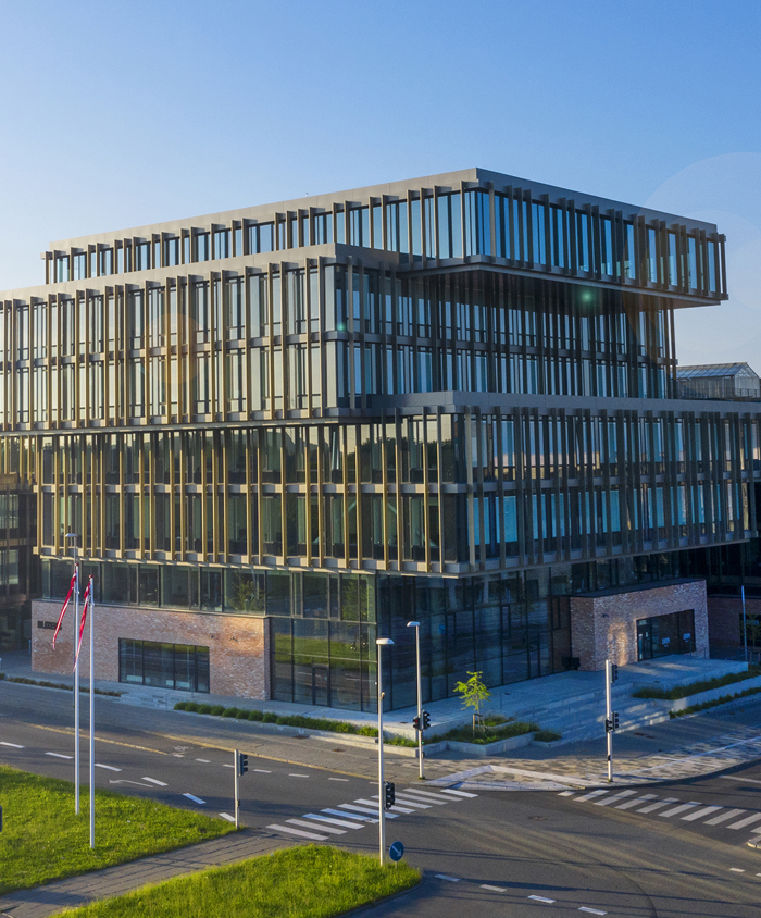 Bygningen Blixens i Gellerup, hvor AffaldVarme Aarhus har kontor.