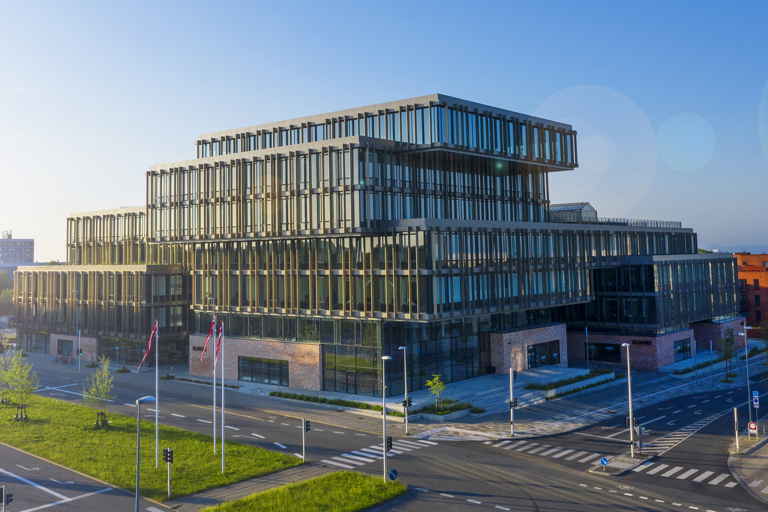 Bygningen Blixens i Gellerup, hvor AffaldVarme Aarhus har kontor.