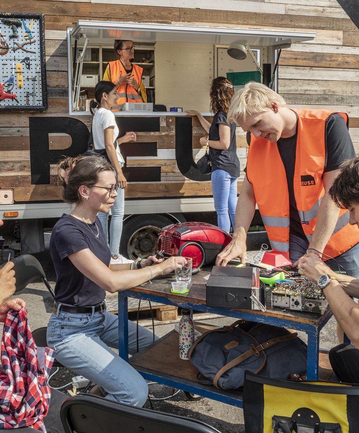 Aktiviteter ved REUSE Repair-bilen